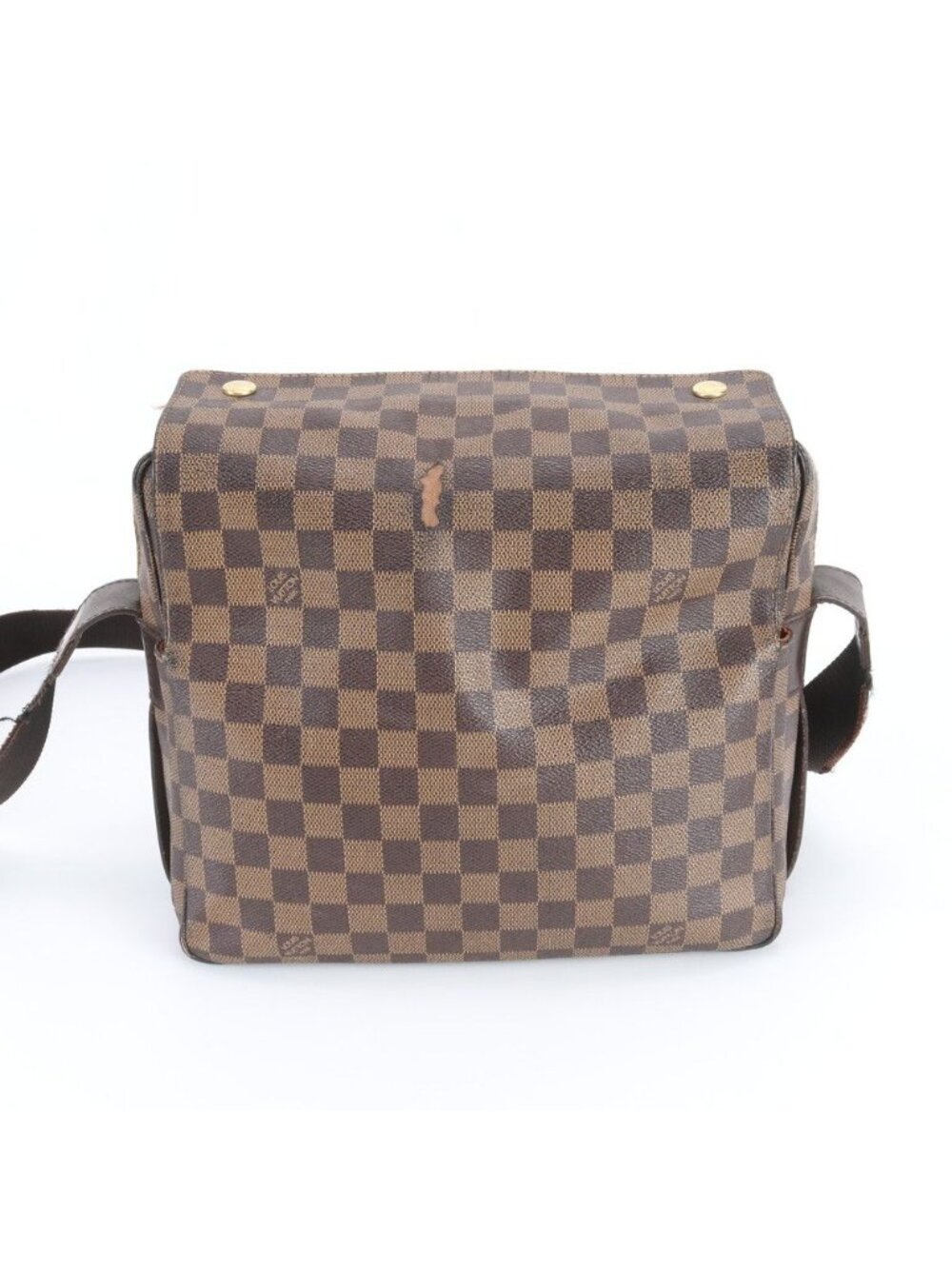 Louis Vuitton Damier Naviglio Leather Shoulder Bag Crossbody Messenger Business - Picture 3 of 11